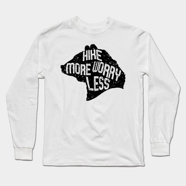 hike more worry less Long Sleeve T-Shirt by Nataliatcha23